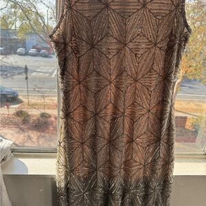 Elegant Black and Gold Dress